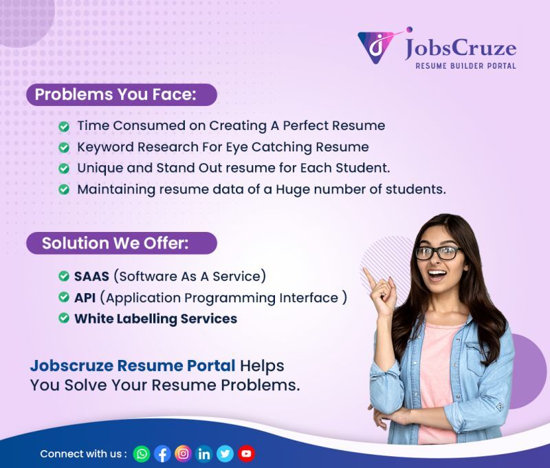 Our aim to give a better profession to assist you with a great resume!