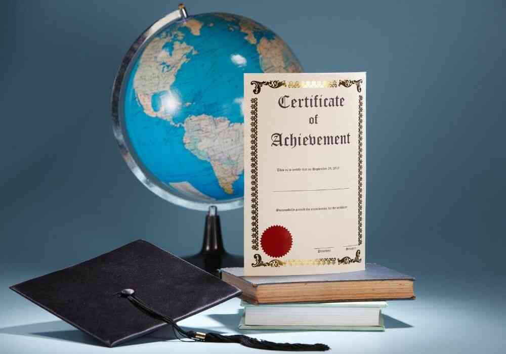 Showcase your education & Certificates