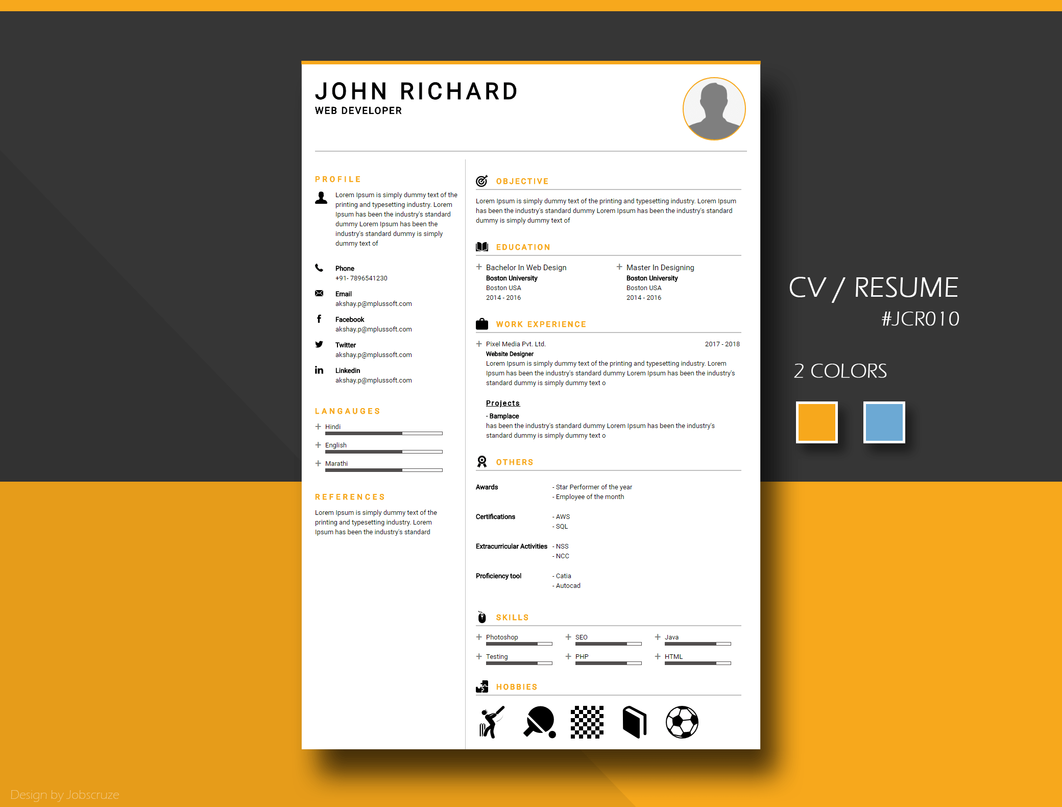Create Your Infographics Resume