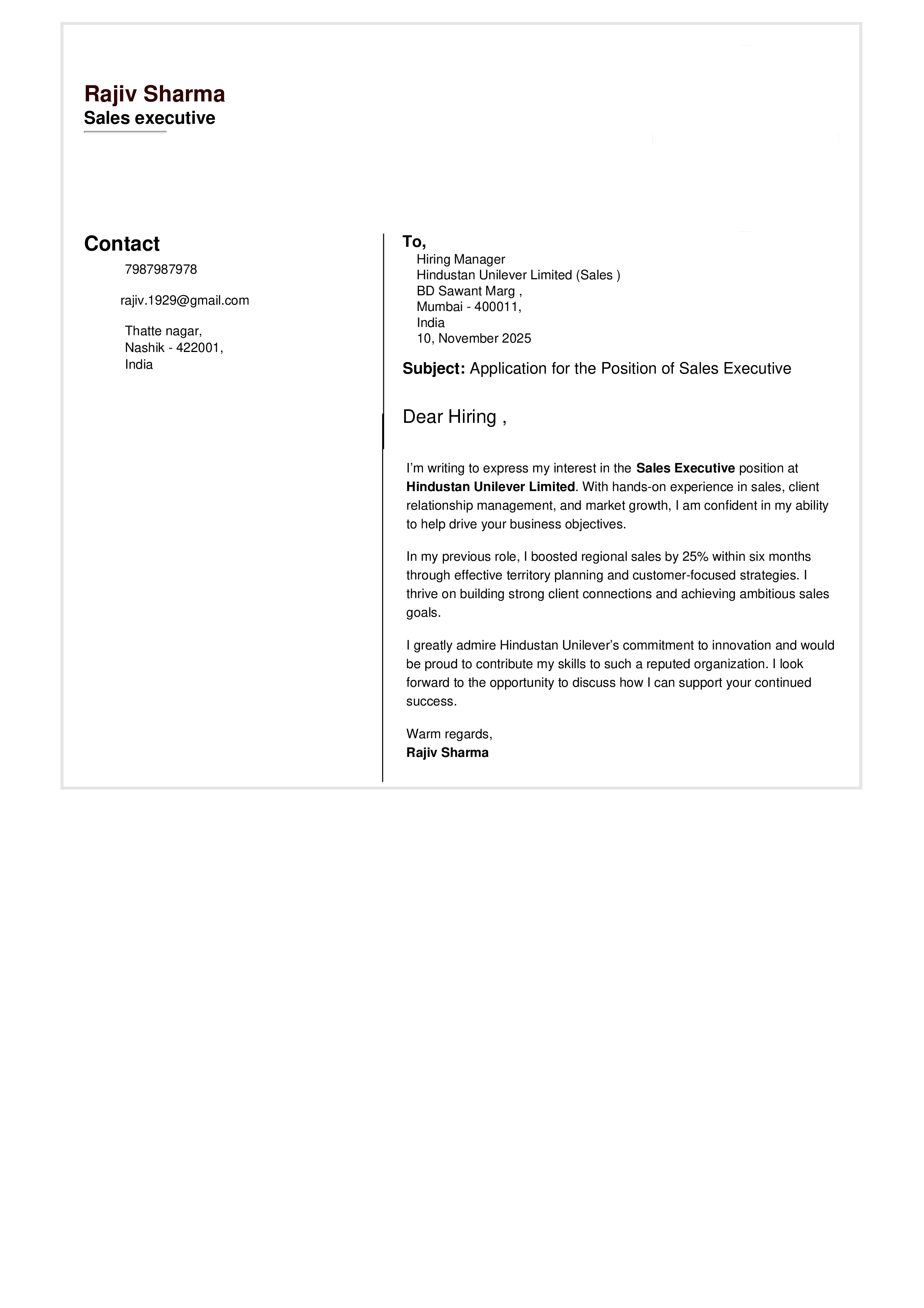IRS Tax Examiner Resume Example