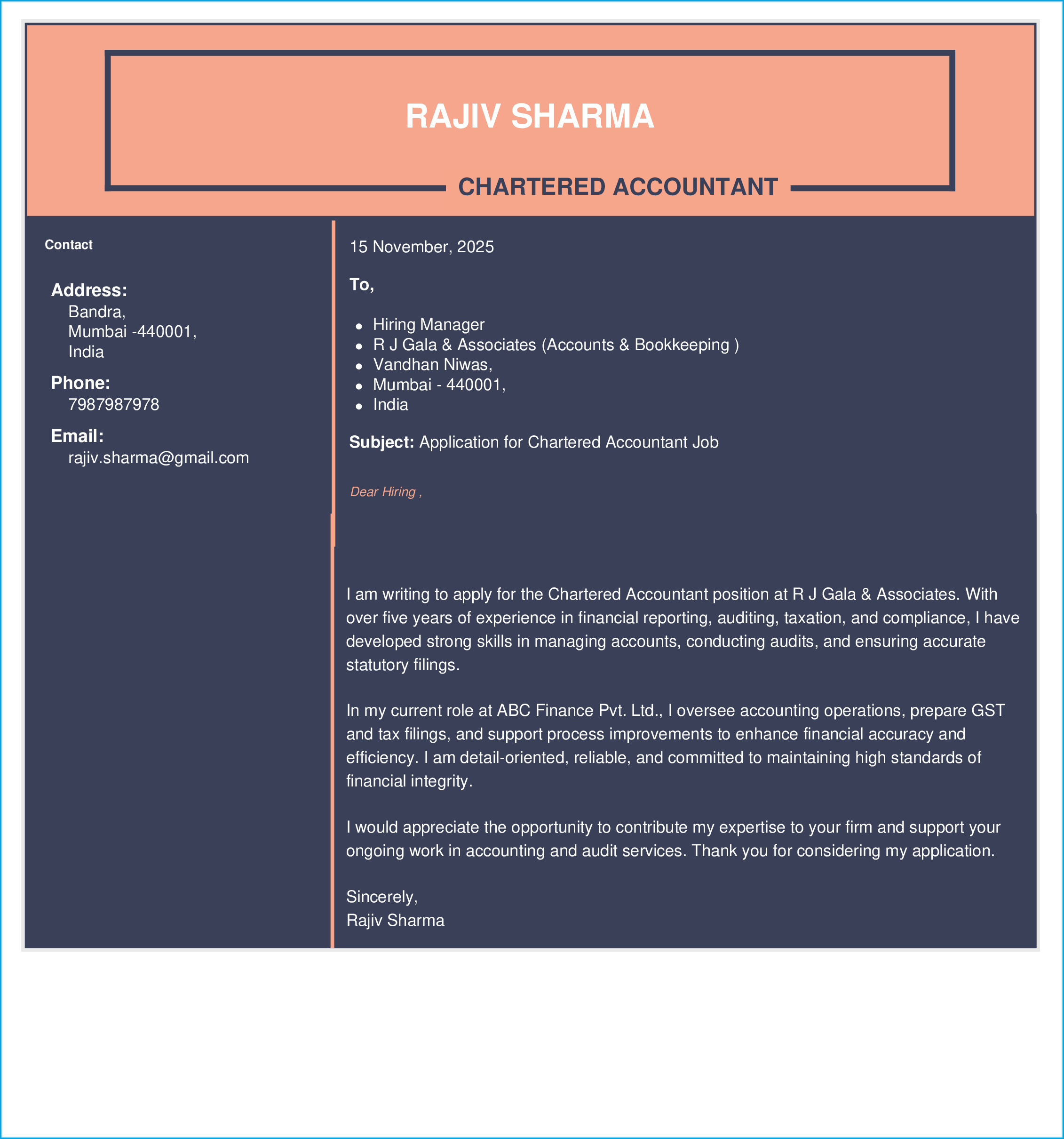 IRS Tax Examiner Resume Example
