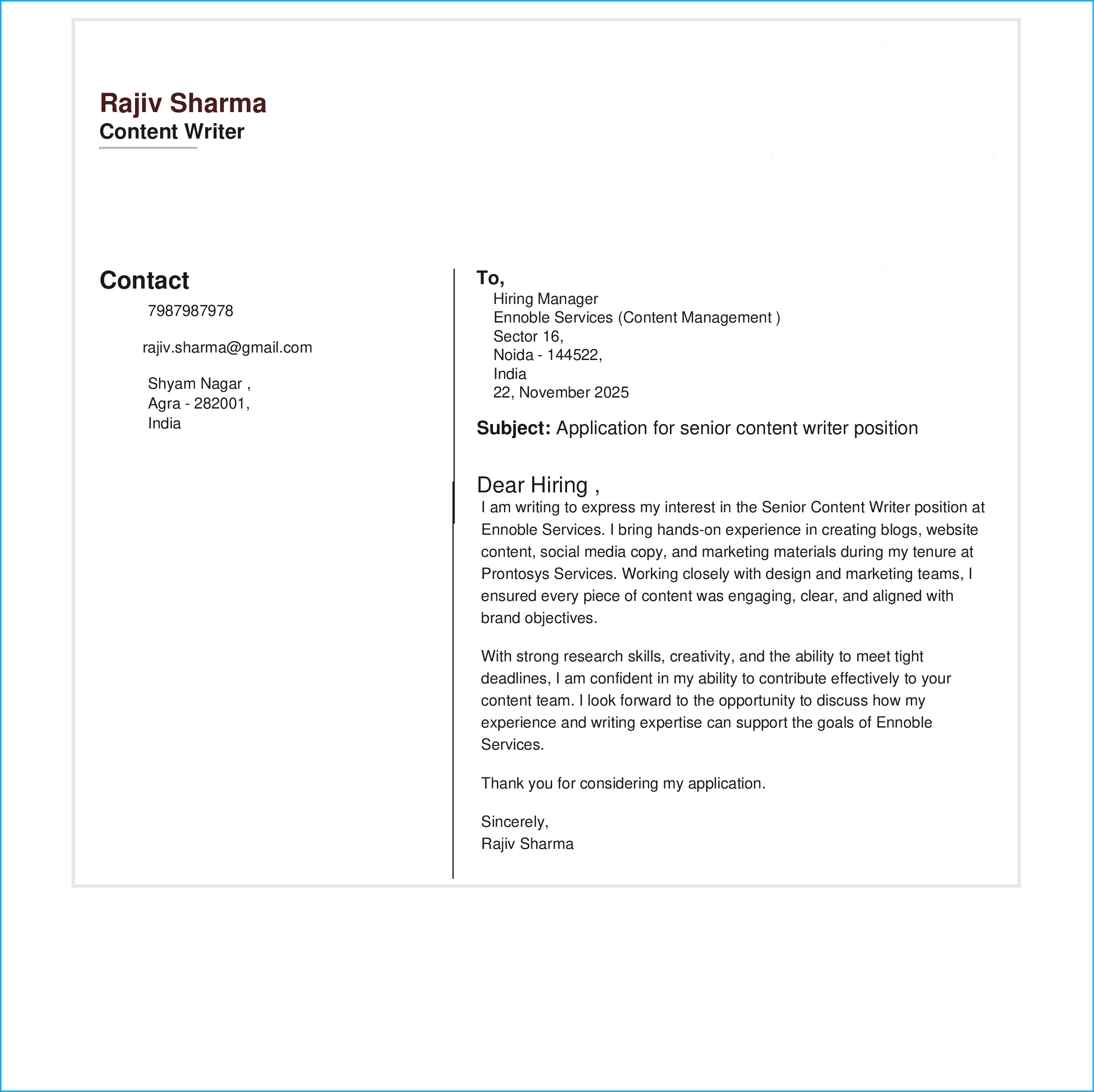 IRS Tax Examiner Resume Example