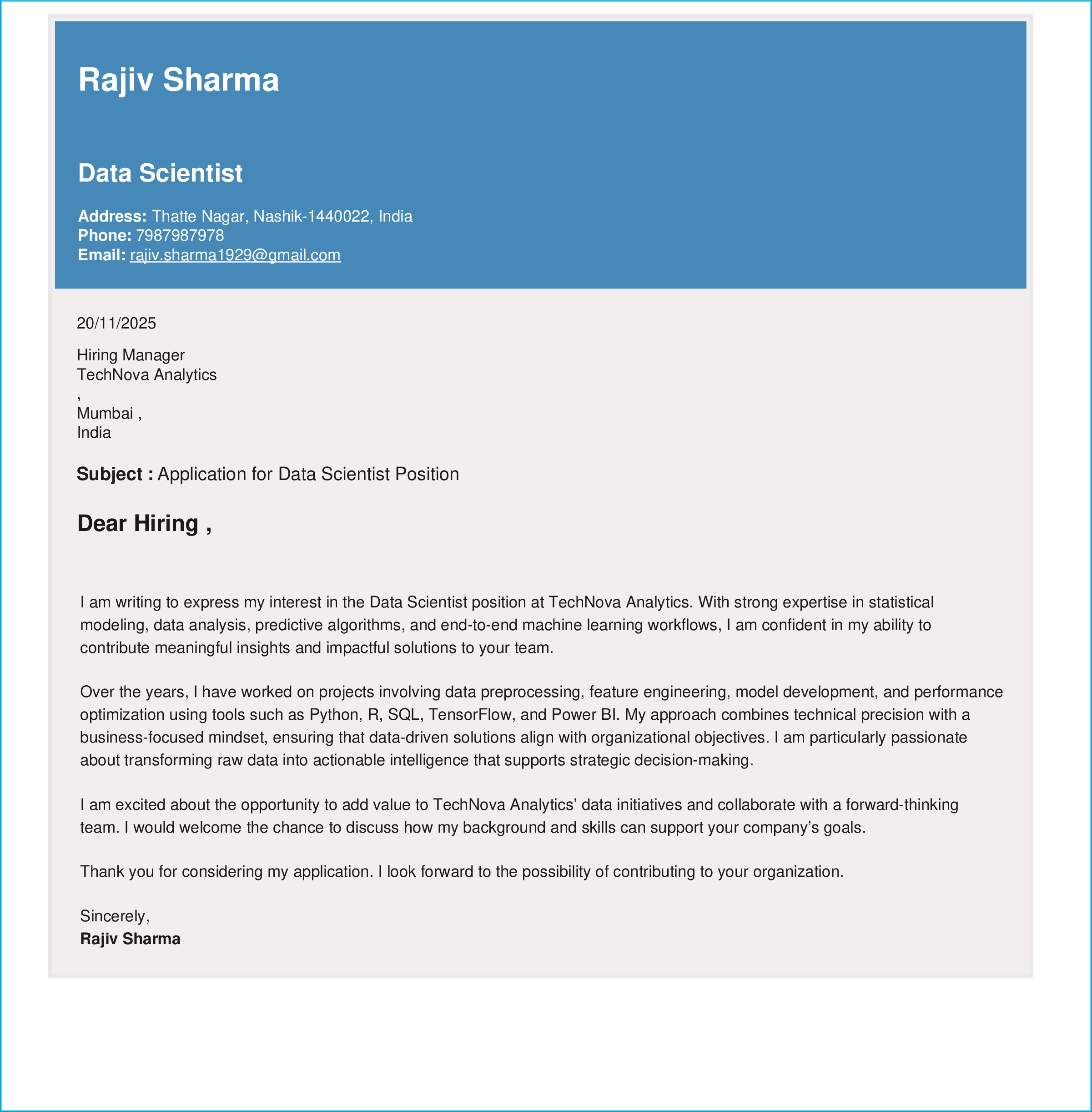 IRS Tax Examiner Resume Example