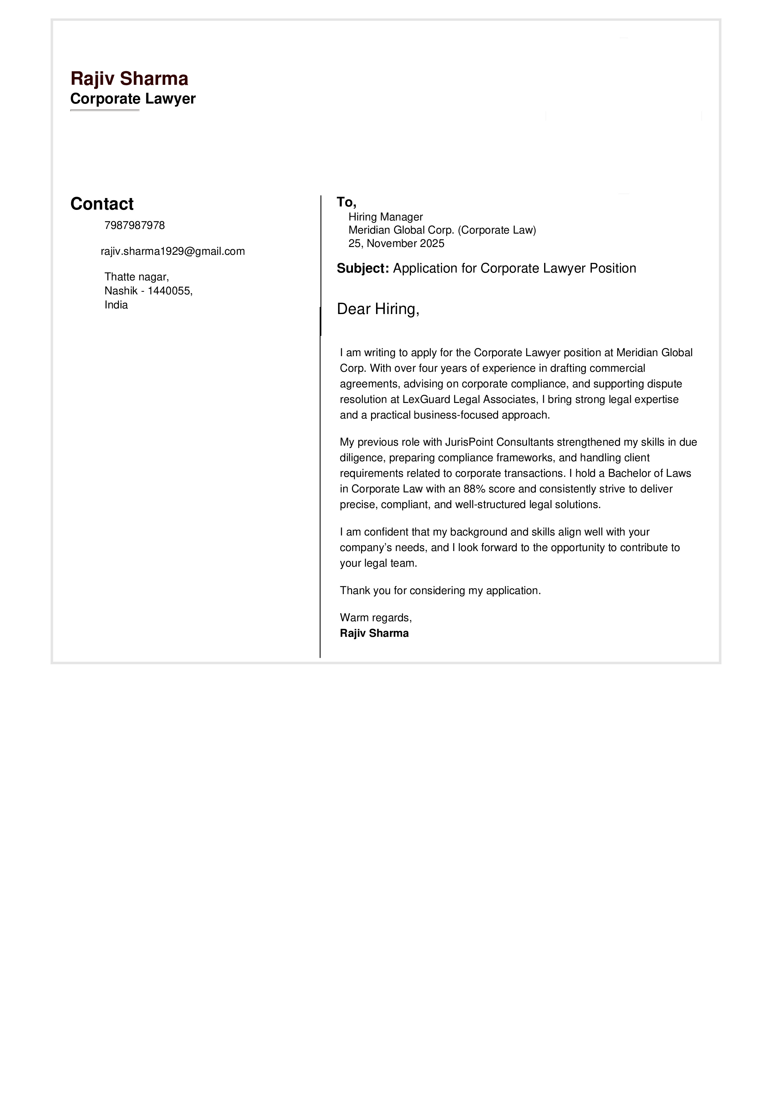 IRS Tax Examiner Resume Example