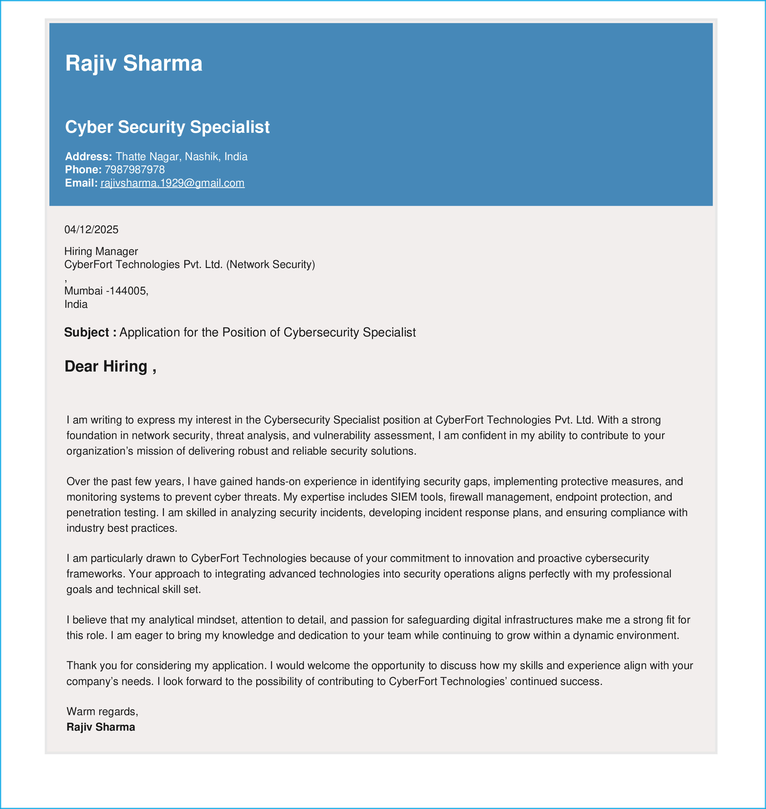 IRS Tax Examiner Resume Example