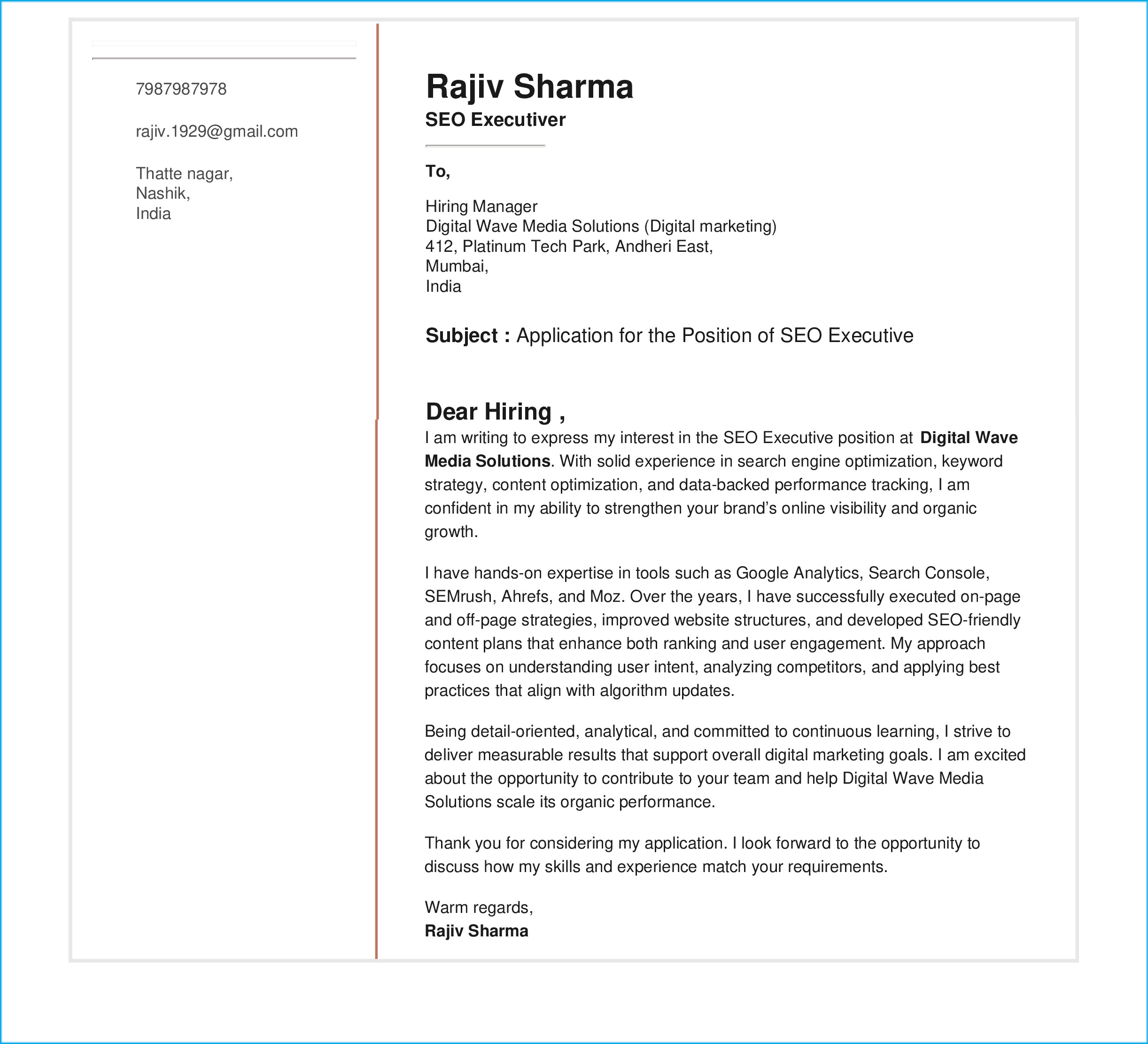 IRS Tax Examiner Resume Example