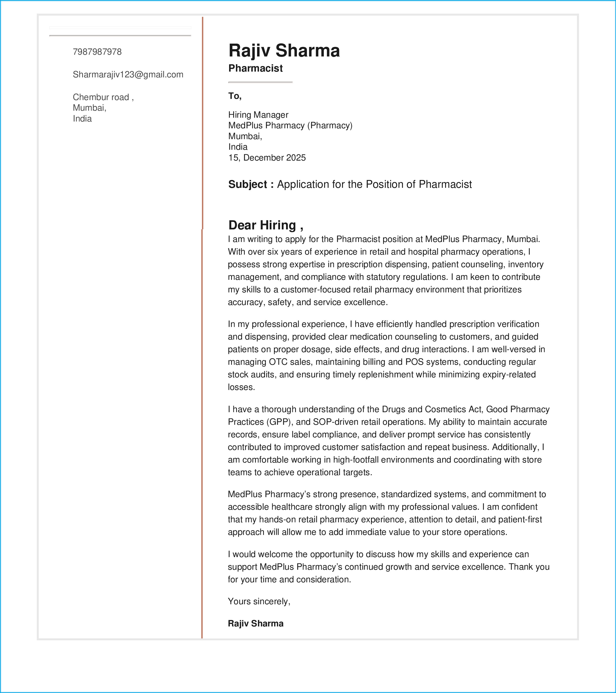 IRS Tax Examiner Resume Example