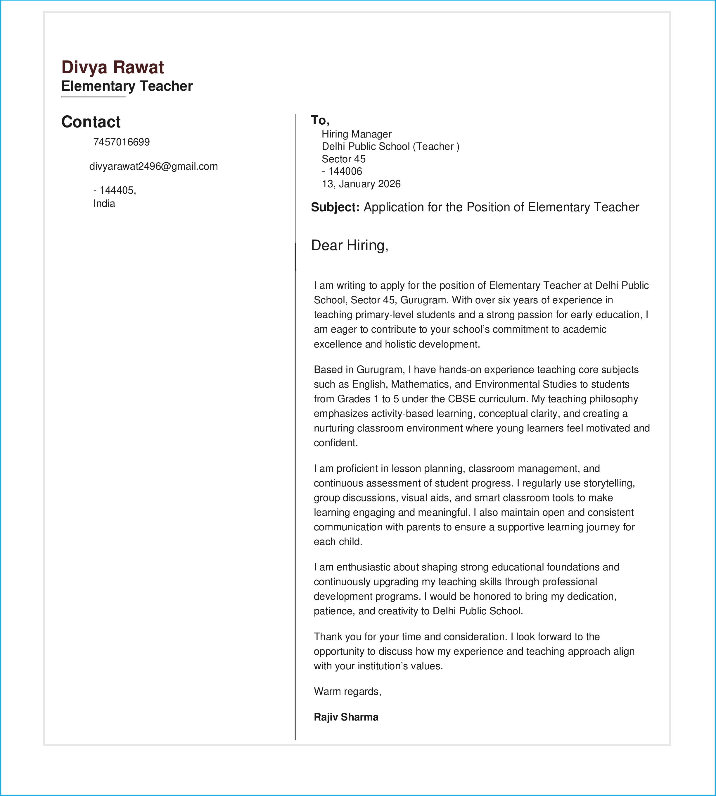 IRS Tax Examiner Resume Example