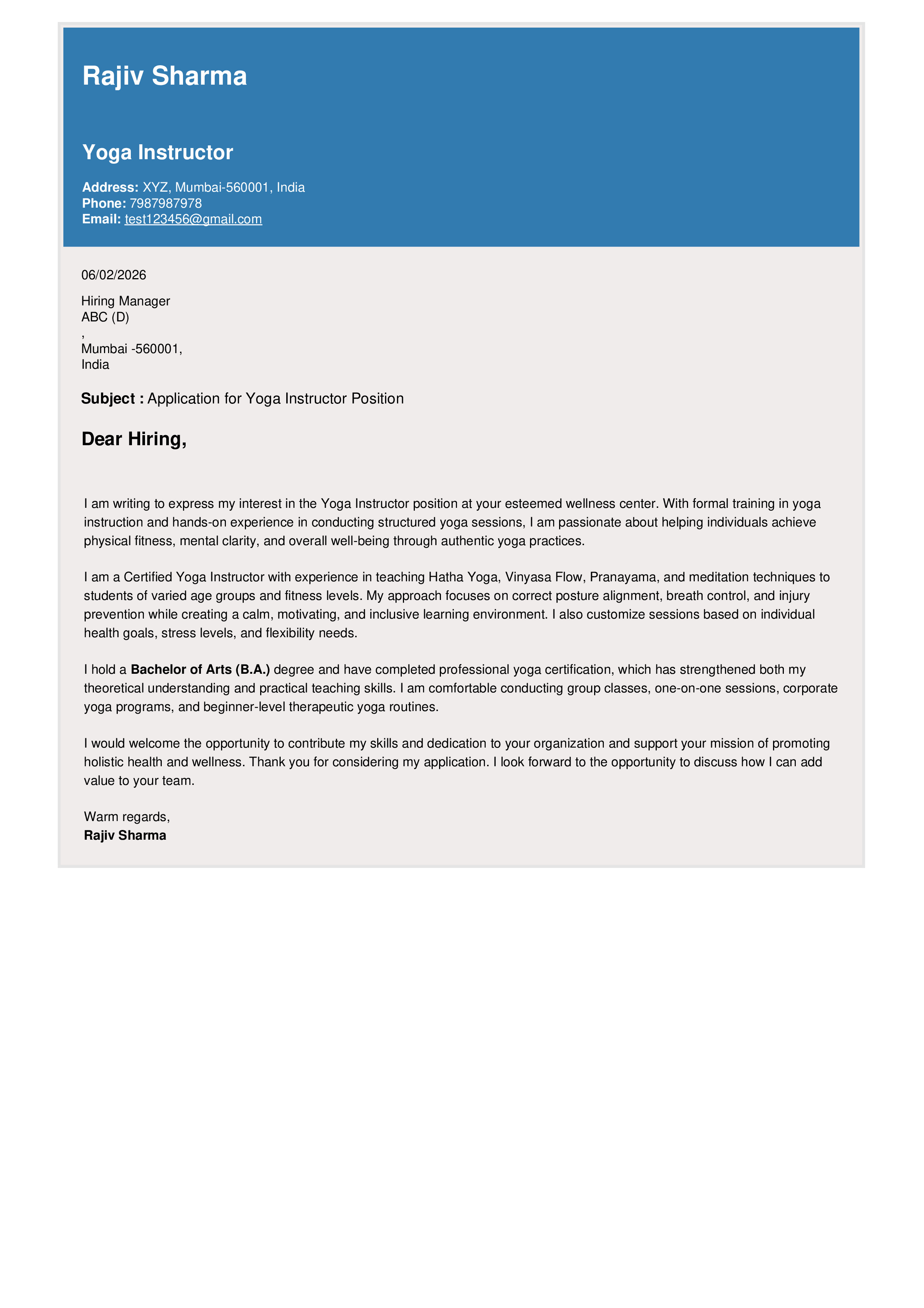 IRS Tax Examiner Resume Example