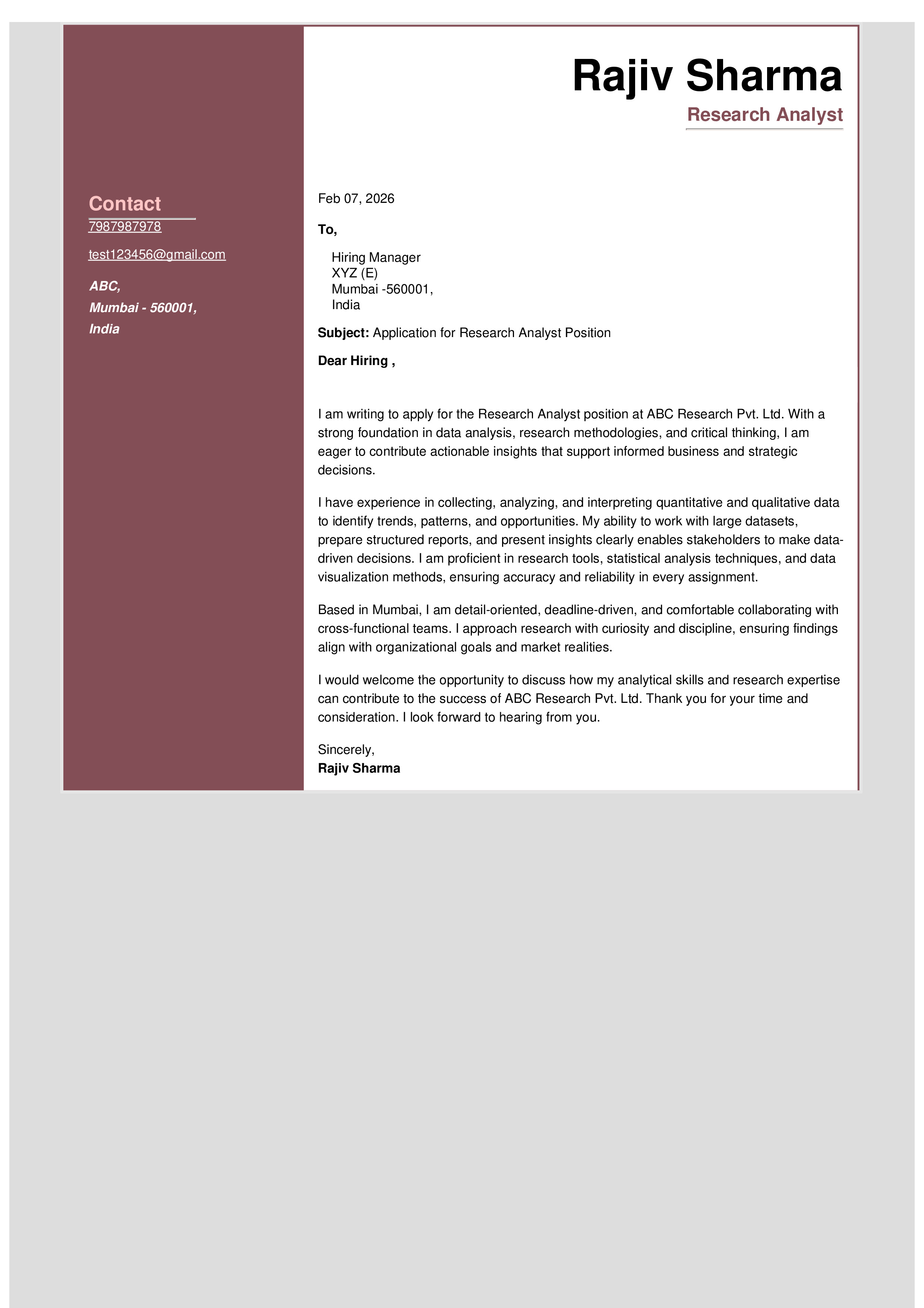 IRS Tax Examiner Resume Example