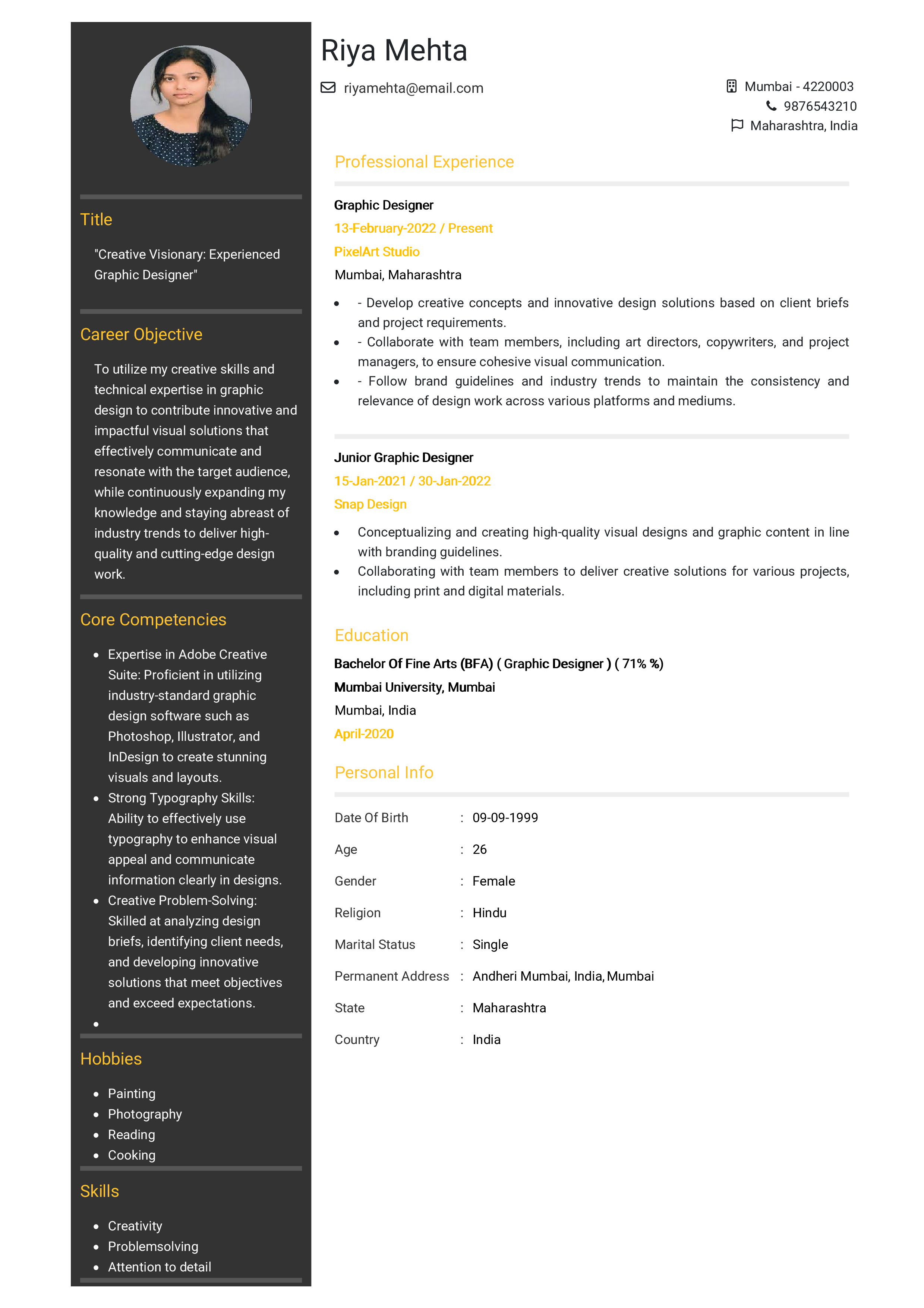 IRS Tax Examiner Resume Example
