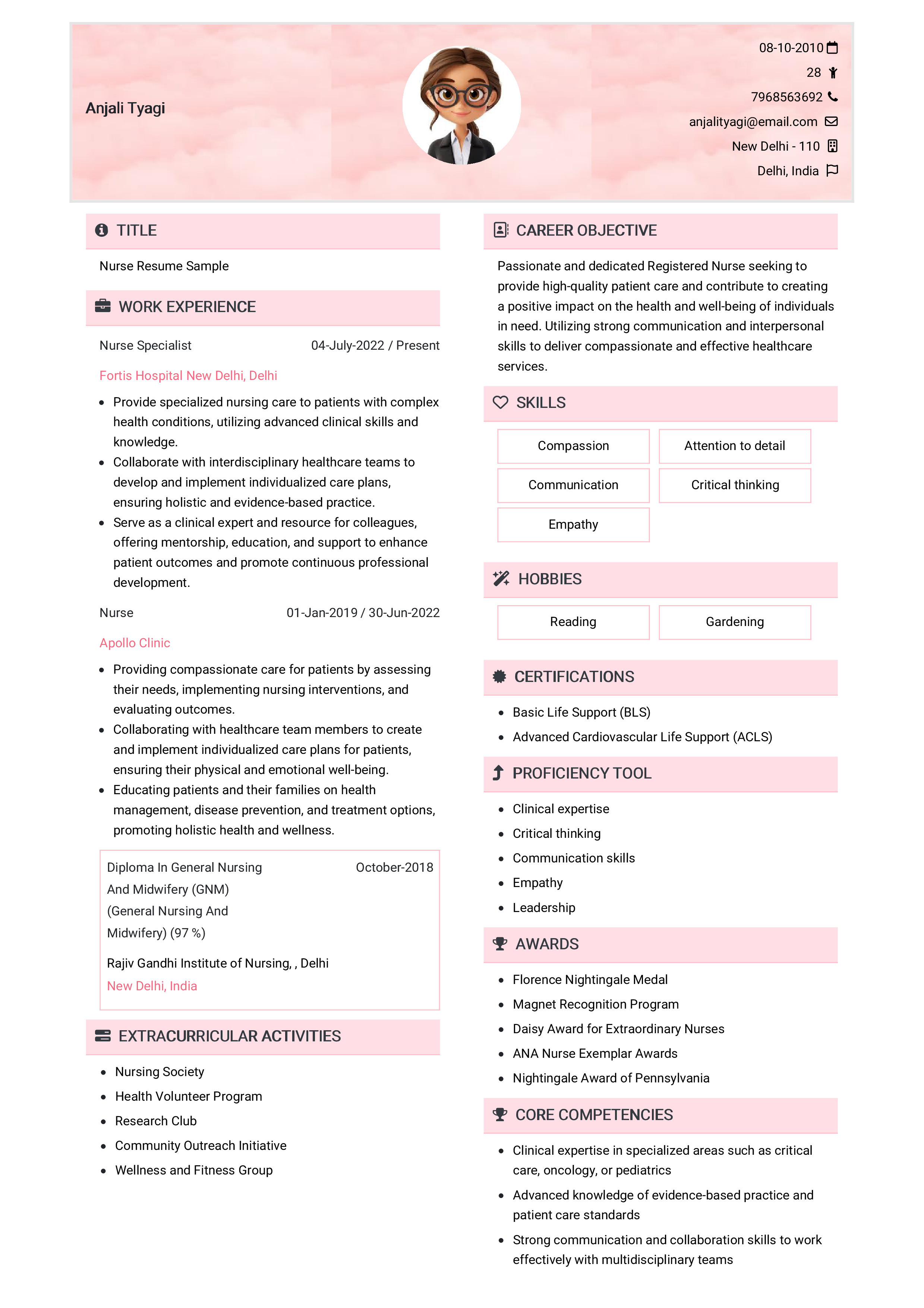 IRS Tax Examiner Resume Example