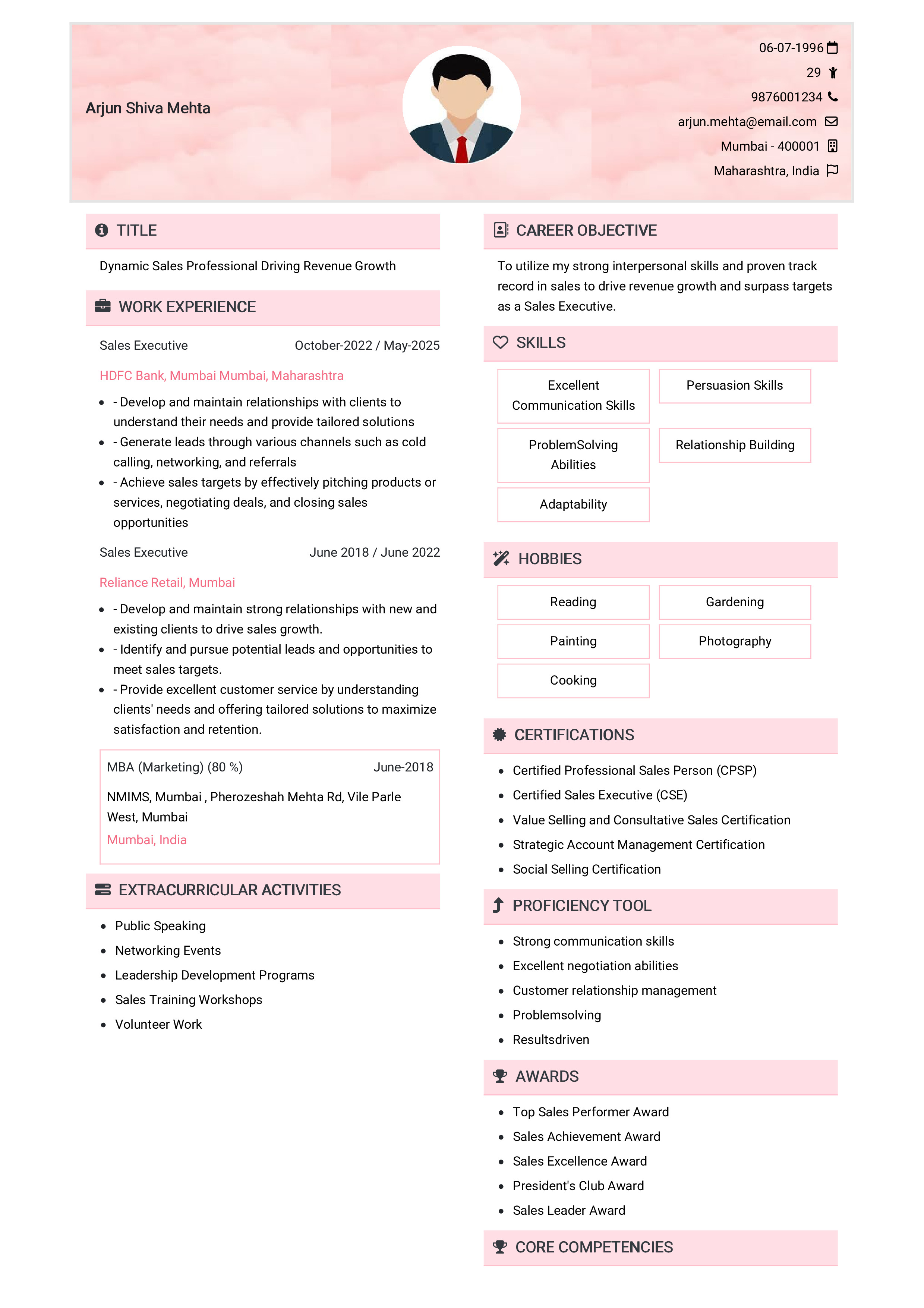 IRS Tax Examiner Resume Example