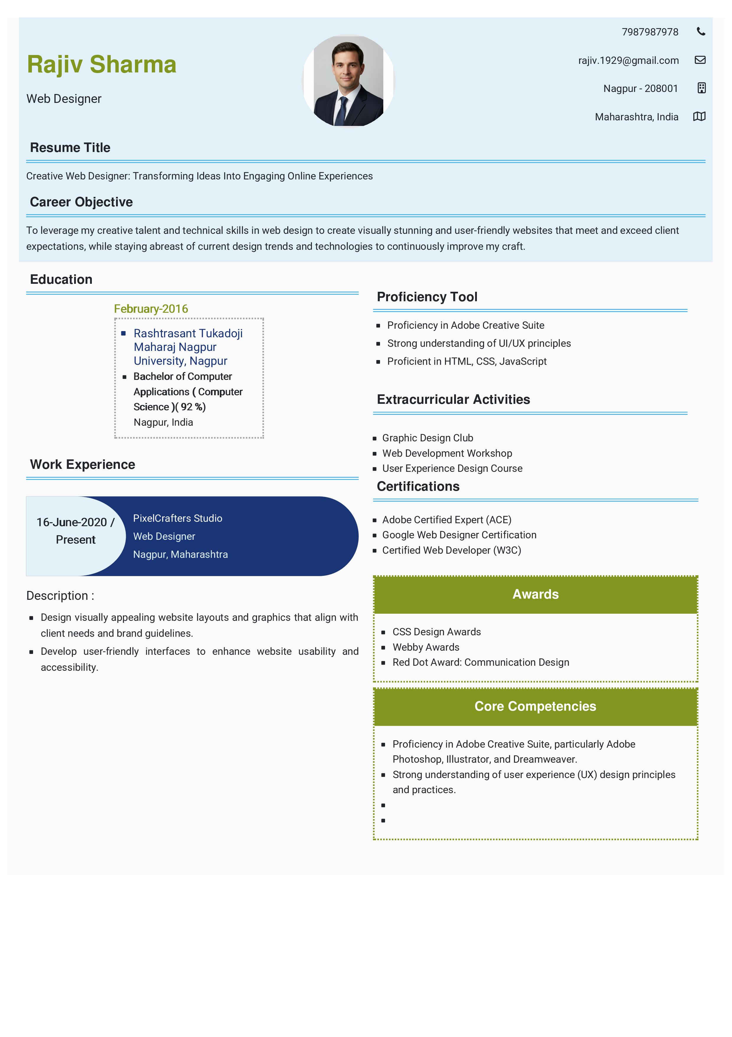 IRS Tax Examiner Resume Example