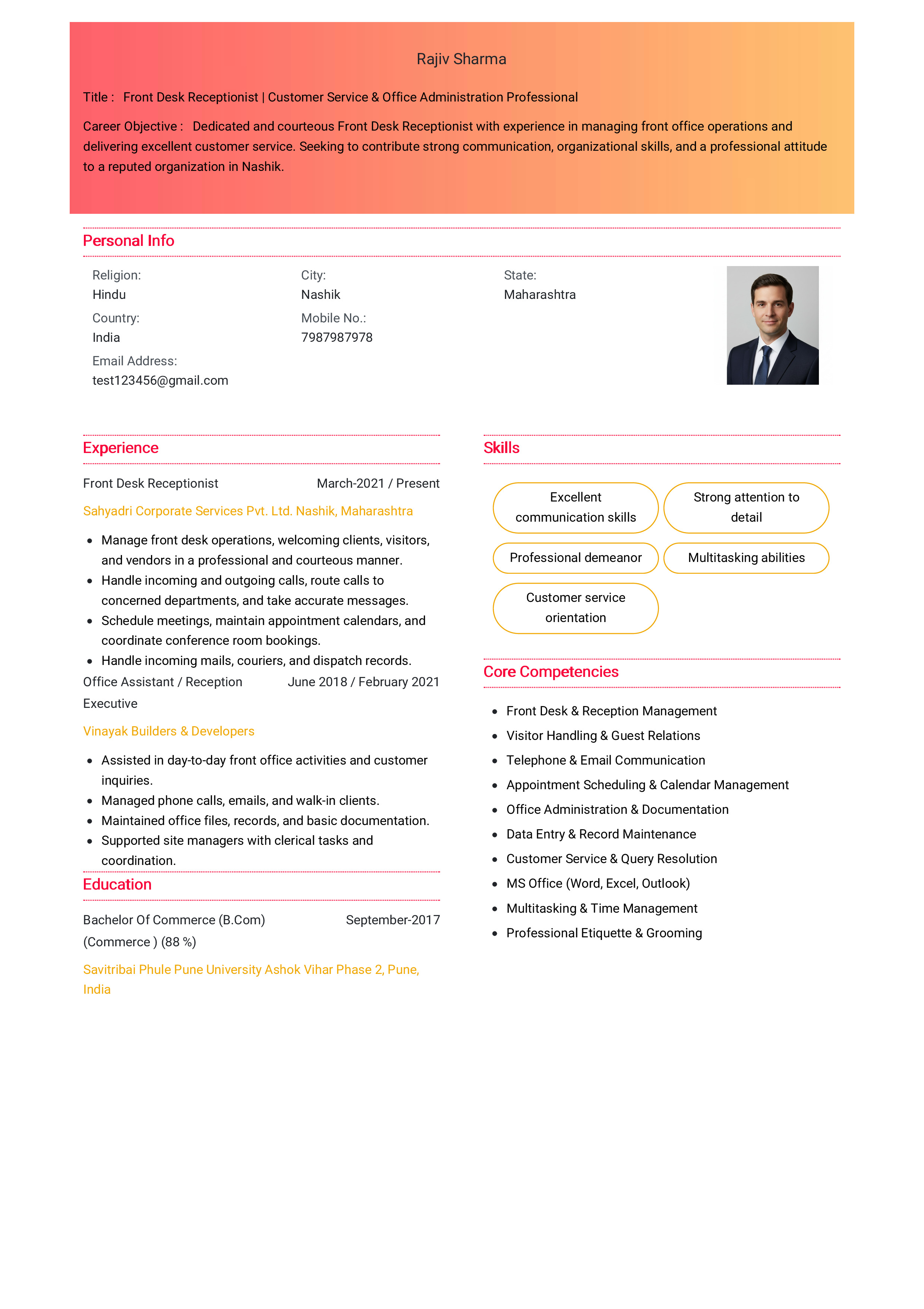 IRS Tax Examiner Resume Example